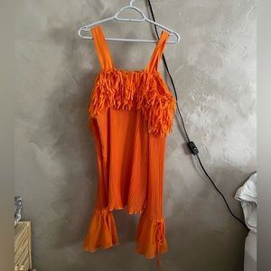 Fringe Off the Shoulder Blouse